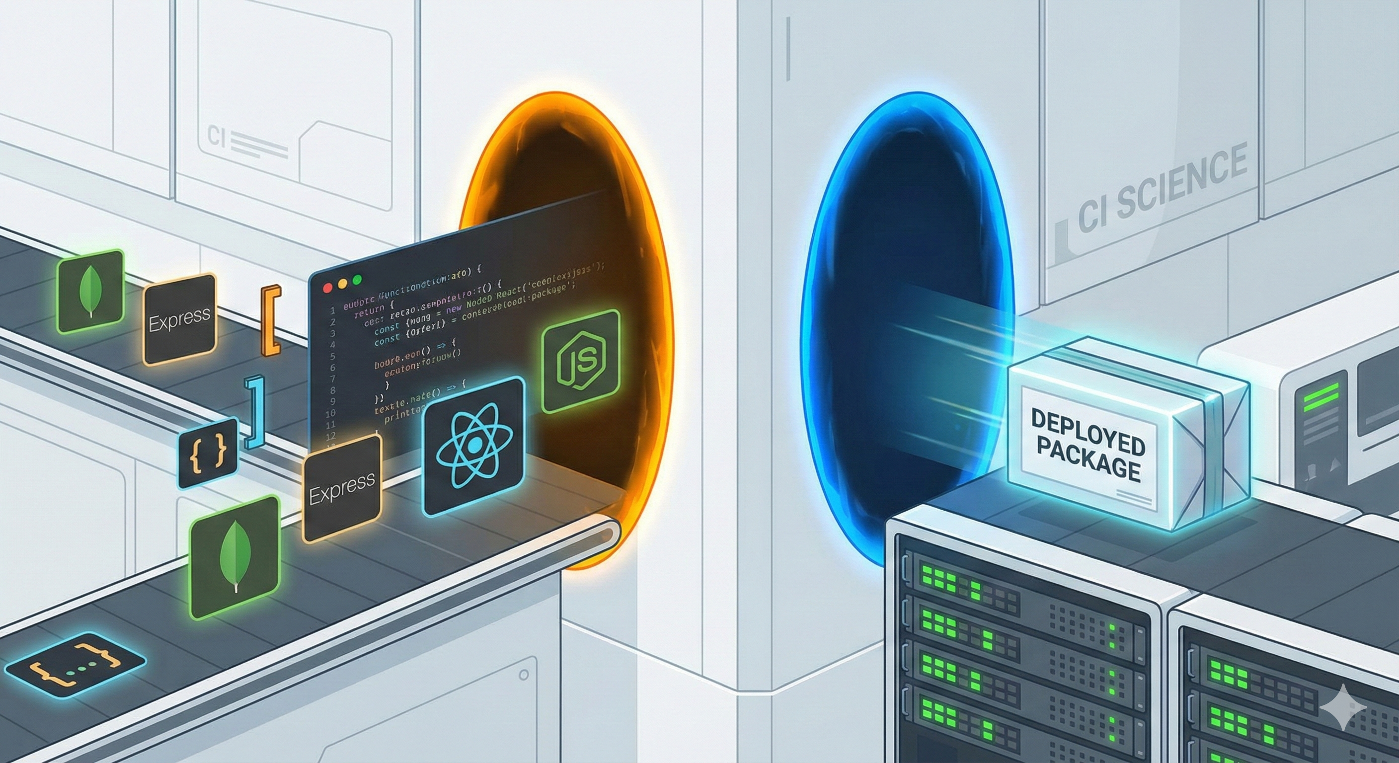 Zero‑Touch Staging for MERN with a Tiny, Templated GitLab CI/CD
